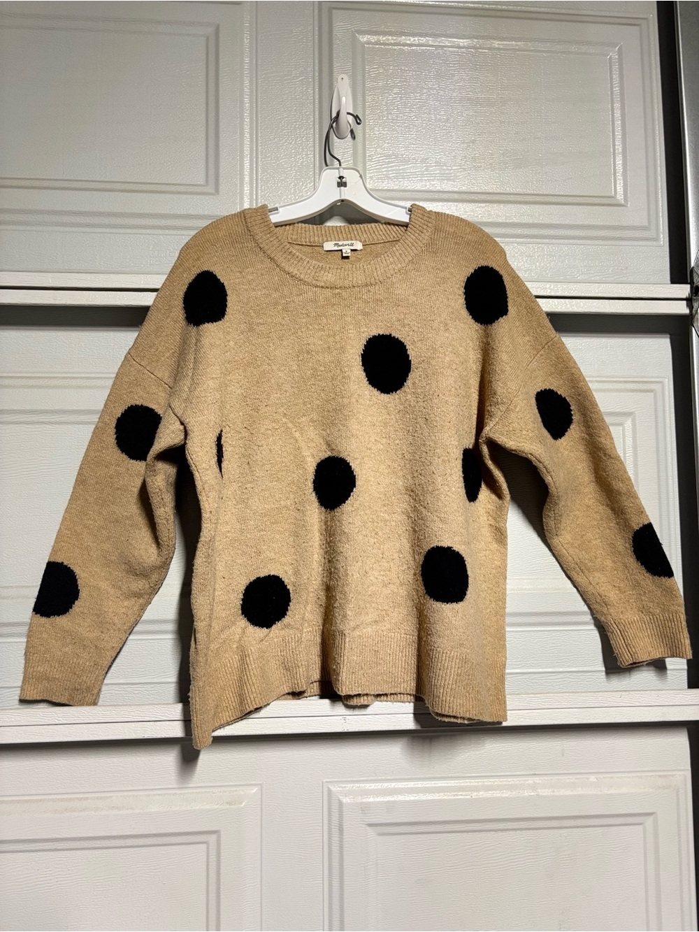 Madewell Women's Tan Crewneck Sweater